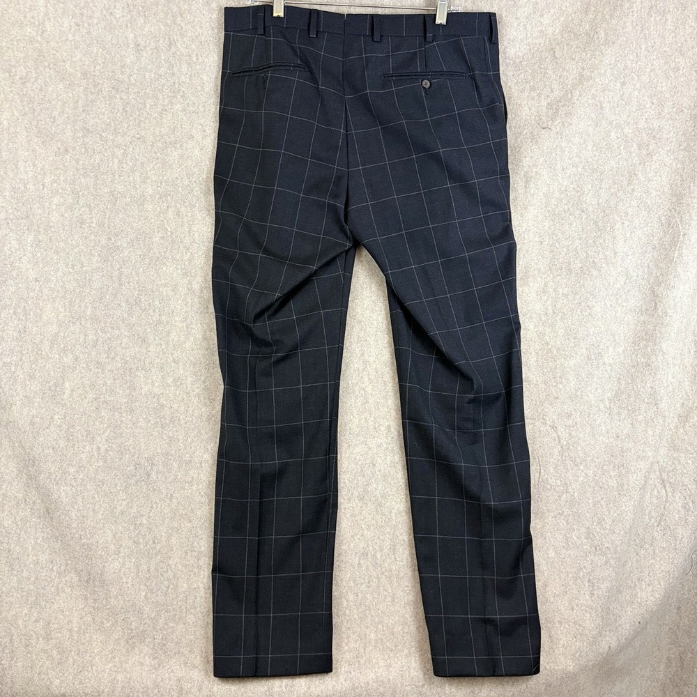 Suitsupply Brescia Gray 42R Suit Vitale Barberis Canonico 110 Wool Windowpane - Picture 13 of 16